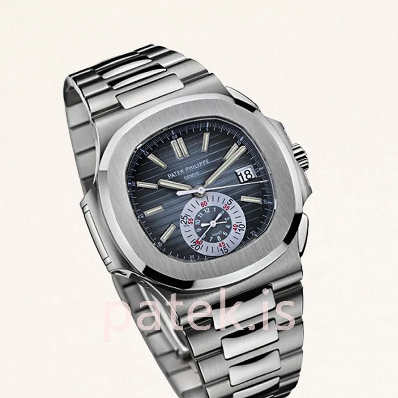 Patek Philippe Nautilus 5980/1A-001 40mm Men's Bracelet Silver-tone
