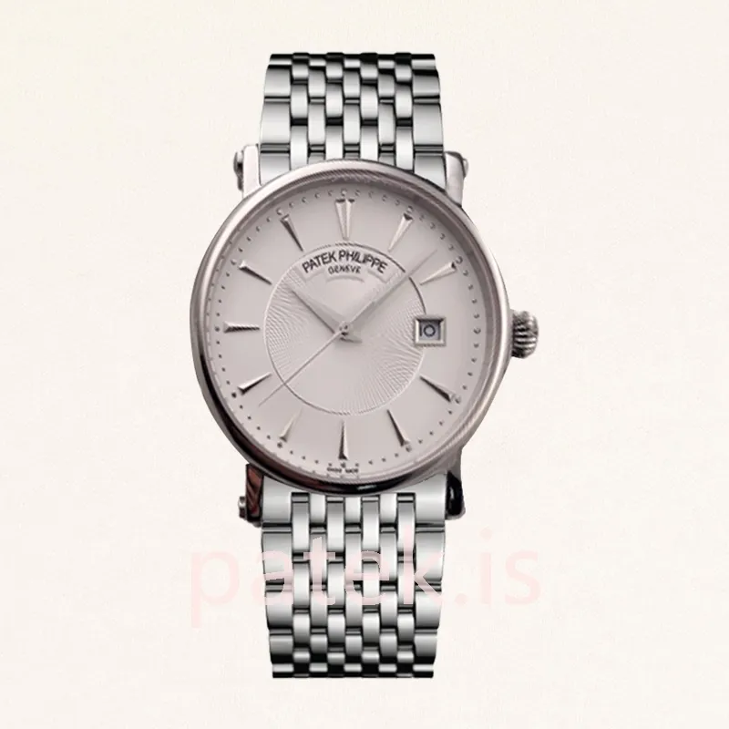Patek Philippe Calatrava 40mm CalatravaWSB010 Men's Silver-tone