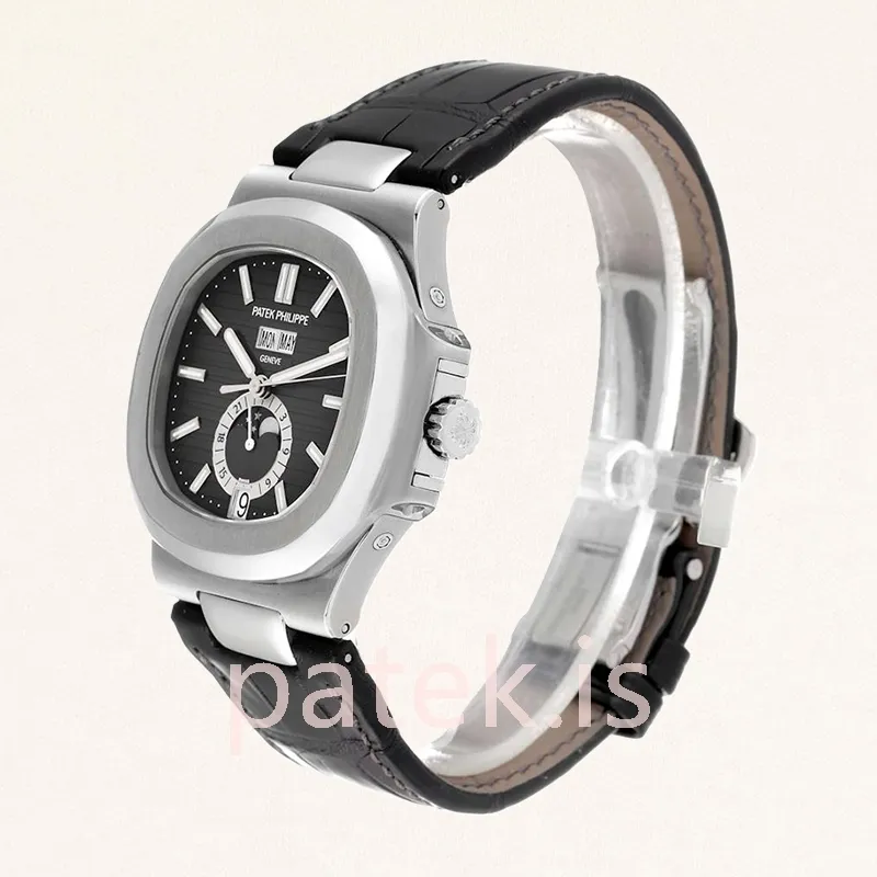 Patek Philippe Nautilus Men's 5726A-001 40mm Leather Strap