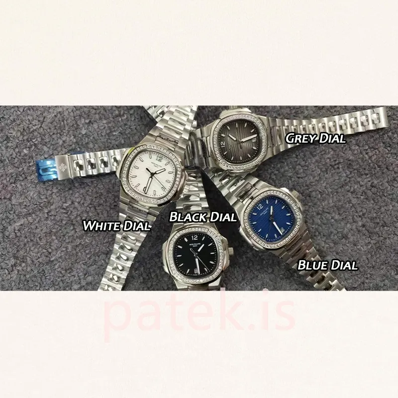 Patek Philippe Nautilus 32mm Ladies 7118/1200A-011 Bracelet Quartz