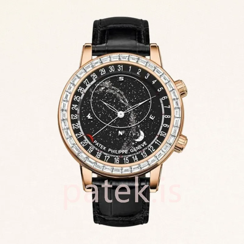 Patek Philippe Grand Complications 42mm Men's 6104R-001 Leather Strap
