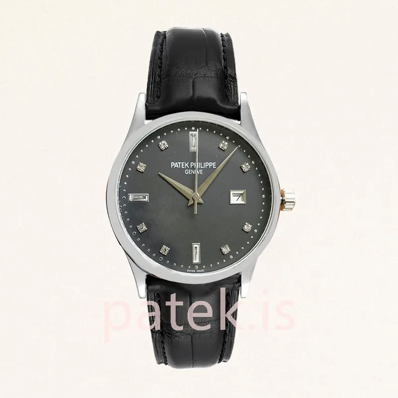 Patek Philippe Calatrava Men's 40mm 5297G-001 Automatic Black Dial