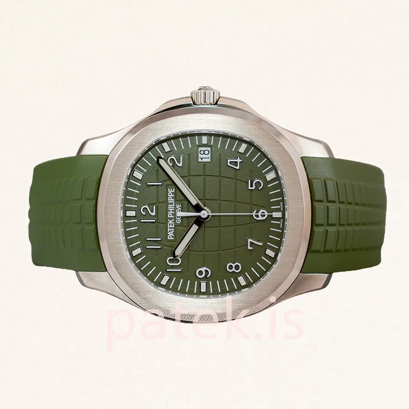 Patek Philippe Aquanaut 40mm 5168G-010 Men's Green Dial