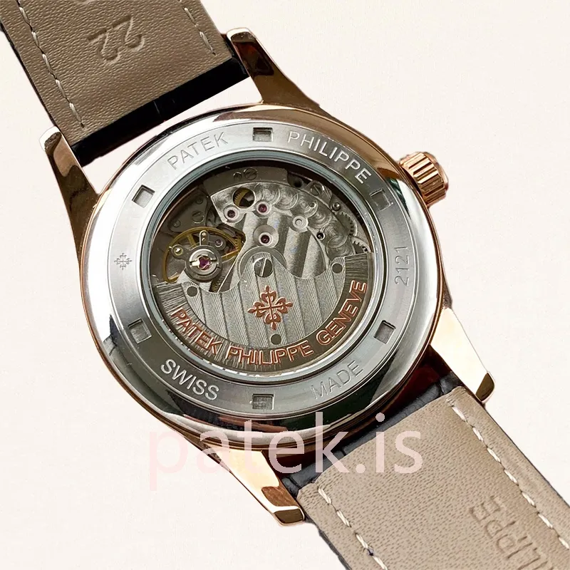 Patek Philippe Calatrava 40mm Men's 3919J-1 Leather Strap