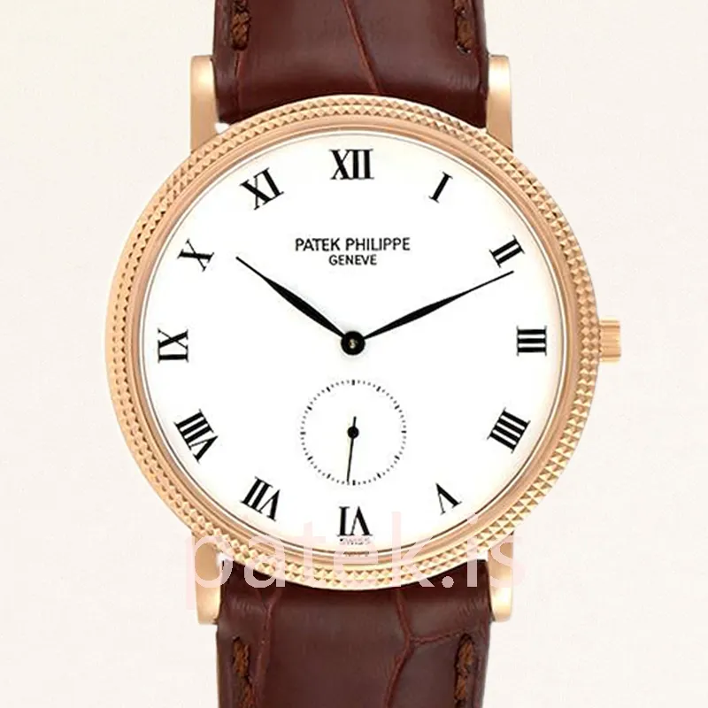Patek Philippe Calatrava Men's 3919R 40mm Automatic White Dial