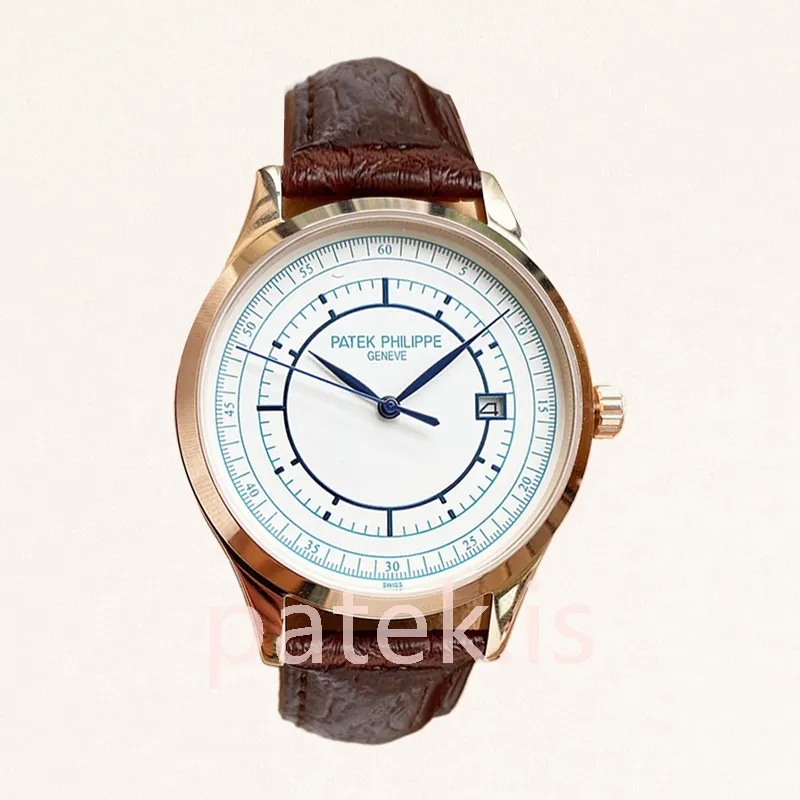 Patek Philippe Calatrava 40mm 5296R-001 Men's White Dial Automatic