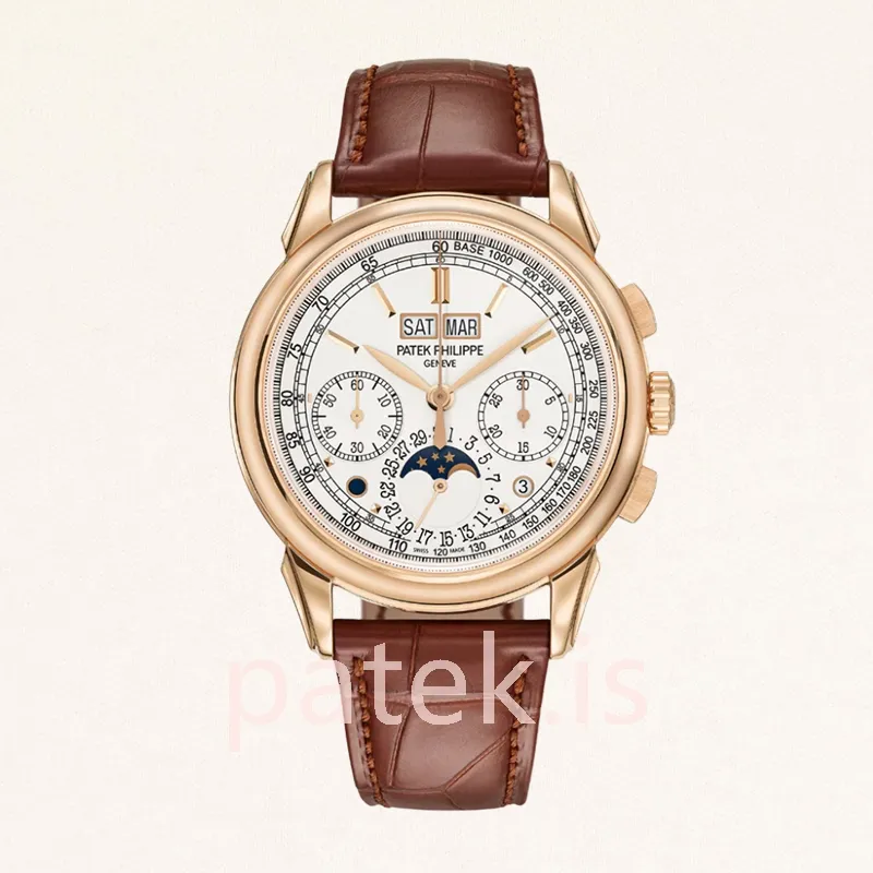 Patek Philippe Grand Complications 42mm Men's 5270R-001 Rose Gold-tone White Dial