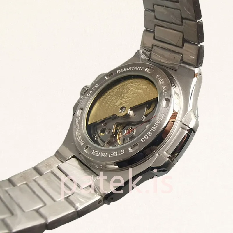 Patek Philippe Nautilus 40mm 5740/1G-001 Men's Silver-tone Blue Dial