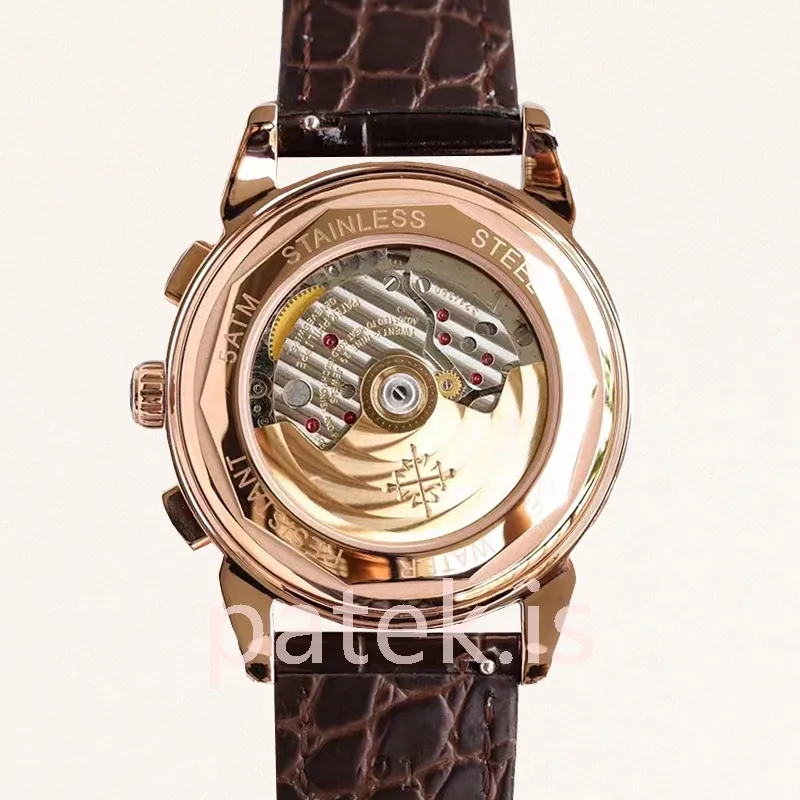 Patek Philippe Grand Complications REF.5970-1 Men's 40mm Leather Strap Automatic