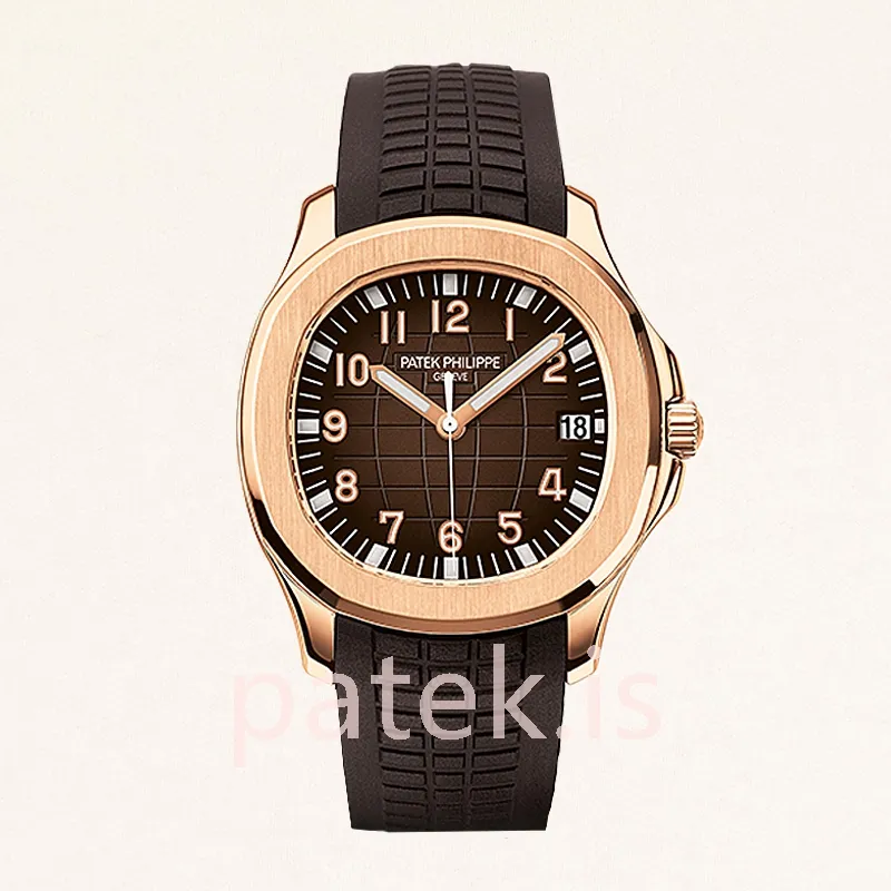 Patek Philippe Aquanaut 40mm Men's 5167R-001 Rose Gold-tone Brown Dial