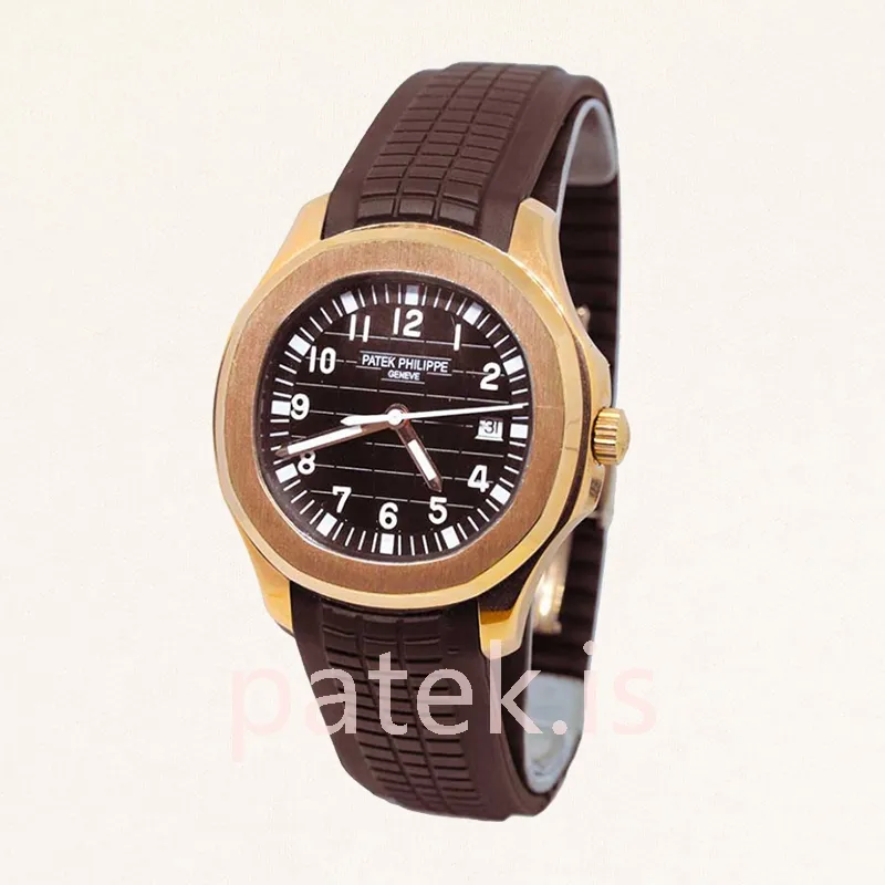 Patek Philippe Aquanaut 40mm Men's 5167R-001 Rose Gold-tone Brown Dial