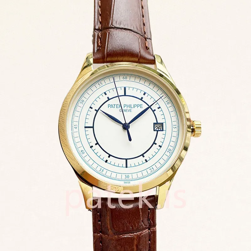 Patek Philippe Calatrava 40mm 5296R-001 Men's White Dial Automatic