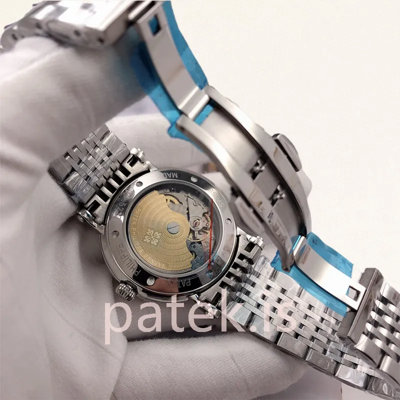 Patek Philippe Calatrava 40mm CalatravaWSB010 Men's Silver-tone