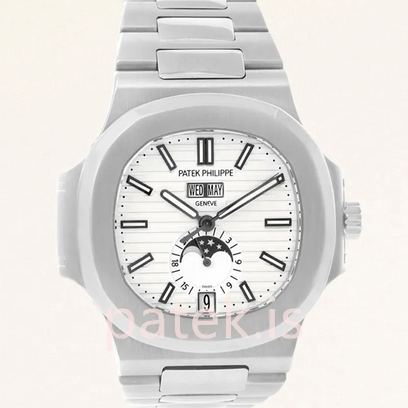 Patek Philippe Nautilus 40mm 5726/1A-010 Men's Bracelet White Dial