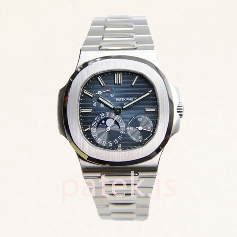 Patek Philippe Nautilus 5712/1A-001 40mm Men's Blue Dial Bracelet