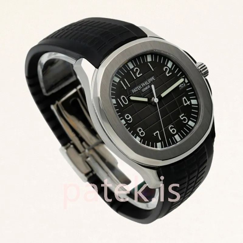Patek Philippe Aquanaut 40mm 5167A-001 Men's Rubber Band