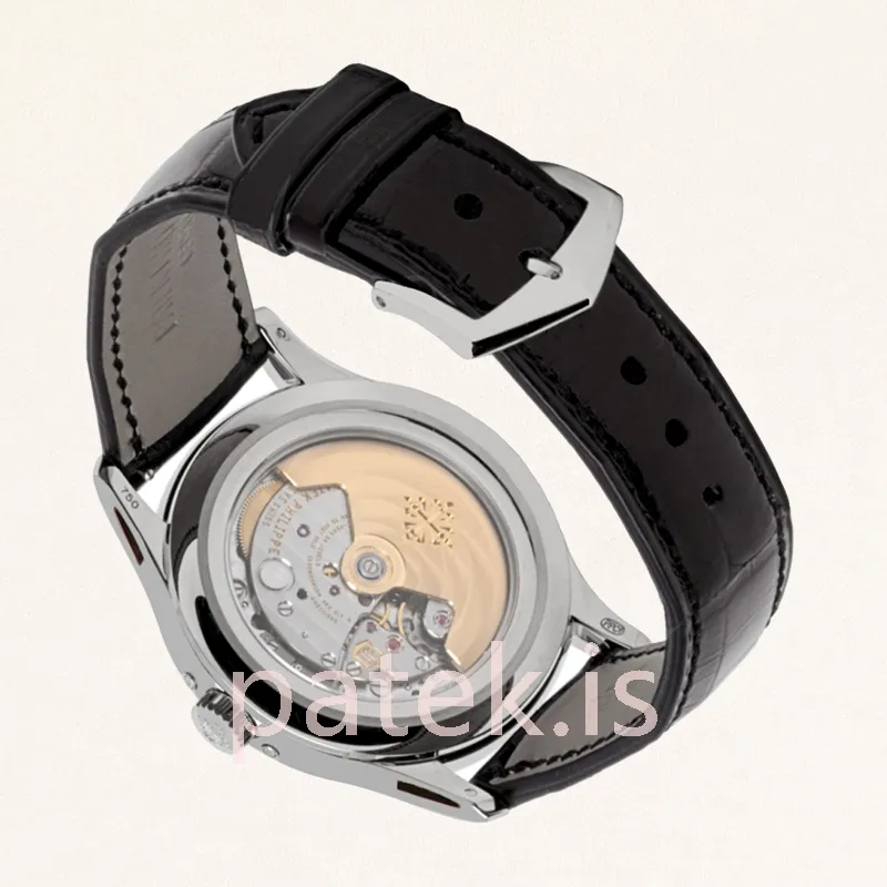 Patek Philippe Complications 5205G-010 40mm Men Leather Strap