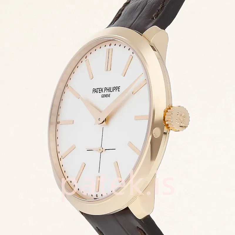 Patek Philippe Calatrava Men's 43mm 5123R-001 Leather Strap