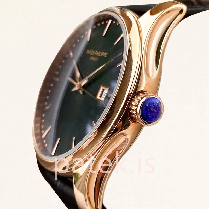 Patek Philippe Calatrava 5227R-001-2 Men's 40mm Rose Gold-tone
