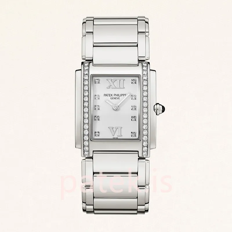 Patek Philippe Twenty-4 Ladies 27mm 4910/10A-011 Bracelet Silver-tone