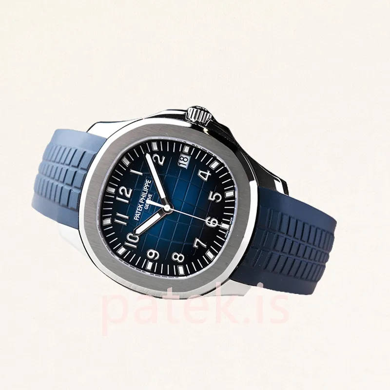 Patek Philippe Aquanaut Men's 40mm 5168G-001 Blue Dial
