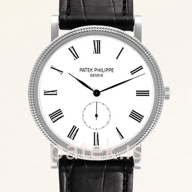 Patek Philippe Calatrava 40mm Men's 5119G Automatic White Dial