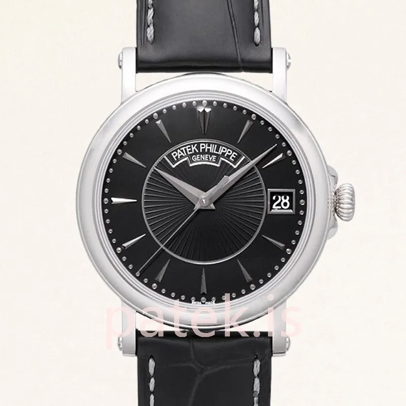 Patek Philippe Calatrava 5153G-001 40mm Men's Black Dial