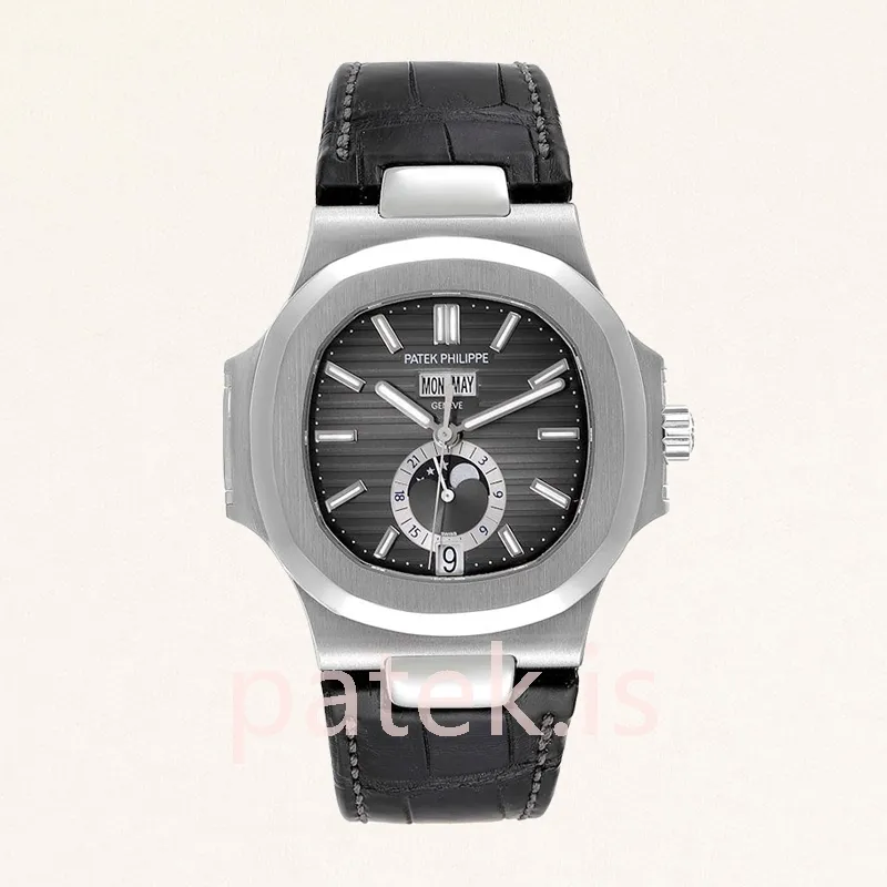 Patek Philippe Nautilus Men's 5726A-001 40mm Leather Strap