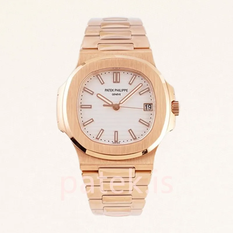 Patek Philippe Nautilus Men 40mm 5711R-002 White Dial