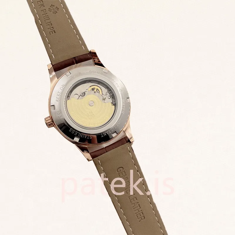 Patek Philippe Calatrava Men's 40mm 5227J-001 Leather Strap