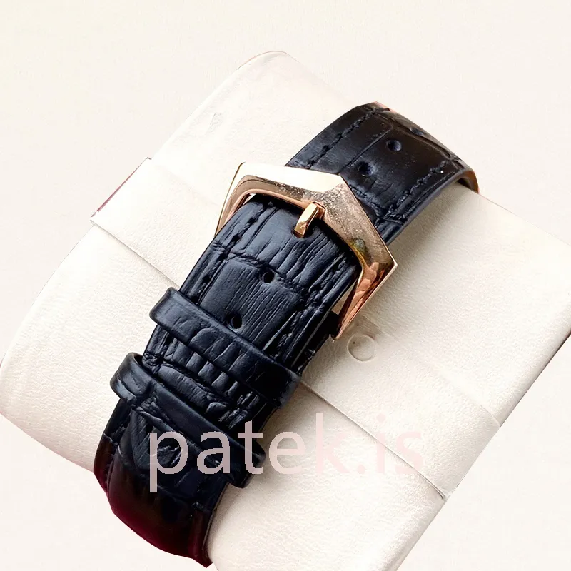 Patek Philippe Calatrava 40mm Men's 3919J-1 Leather Strap
