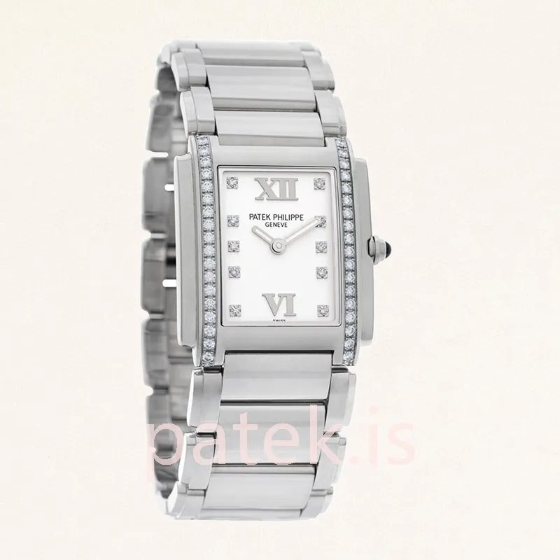 Patek Philippe Twenty-4 Ladies 27mm 4910/10A-011 Bracelet Silver-tone