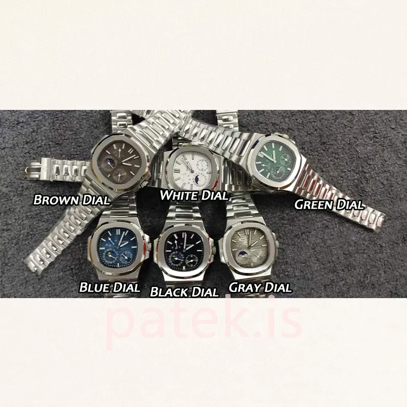 Patek Philippe Nautilus 5712/1A-001 40mm Men's Blue Dial Bracelet